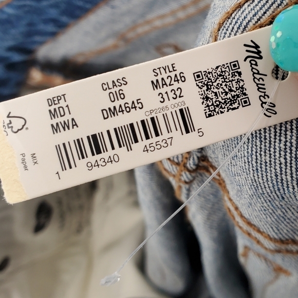 Men's Madewell Relaxed Taper Jeans NEW Marcey Wash - Picture 6 of 8
